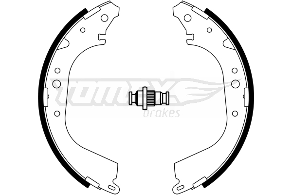 Sada brzdových čelistí TOMEX Brakes